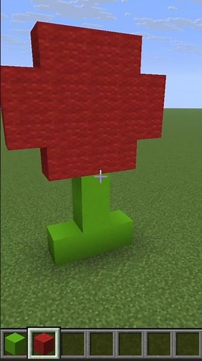 Pixel Rose 🌹 (Minecraft Statue)