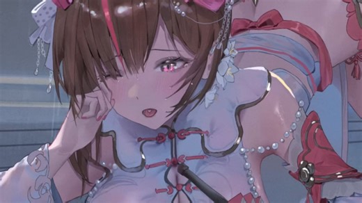 【补档】呜呜…水都溅到身上了……