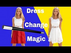 Magic Trick #72 - Dress Change Magic That you Can Do (TUTORIALS)