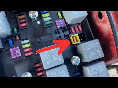 Cooling Fan High Speed Relay J-Case Fuse 60A Location Chevrolet Sonic 2012-2020