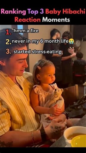 Ranking Top Baby Hibachi Reactions 😂 You Won’t Expect #1