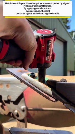 Perfect PPR Pipe Jointing with Precision Clamp Tool | No Leak Technique!