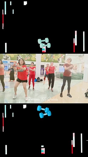 Zumba Toning with light dumbbell💪 #health #fitness | Rossana Quilala