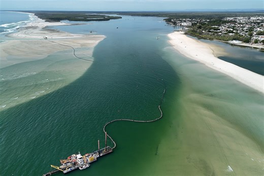 Dredger to deepen channel in next stage of emergency works