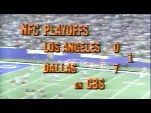 1973 NFC Divisional Playoffs Dallas Cowboys vs Los Angeles Rams (Broadcast+Bart Starr Commentary)