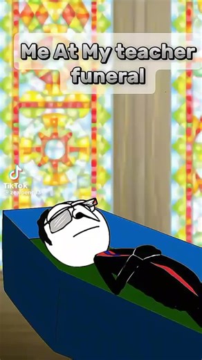 random animations (@random.animations12) - me at my teacher's funeral #fyp #Animation #funnyvideos