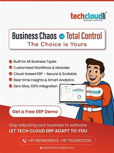Business Chaos vs Total Control | Smart ERP Software for Growing Businesses