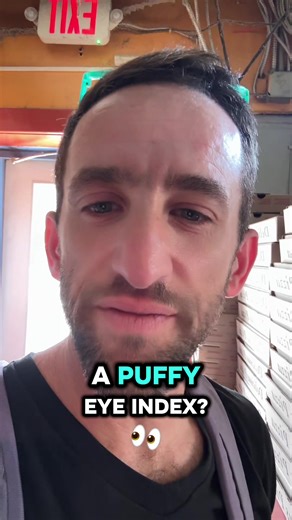 Puffy eye index