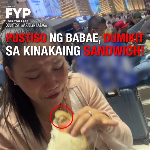 PUSTISO NG BABAE, DUMIKIT SA KINAKAING SANDWICH! Unang kagat, pustiso agad?! Ang pustiso ni Reyna, dumikit sa kinagatan niyang sandwich! Paano nga ba maiiwasan ang makatanggal-ngiping experience na ito? Ang buong kuwento, panoorin sa #FYP ng GMA Public Affairs. | GMA Public Affairs