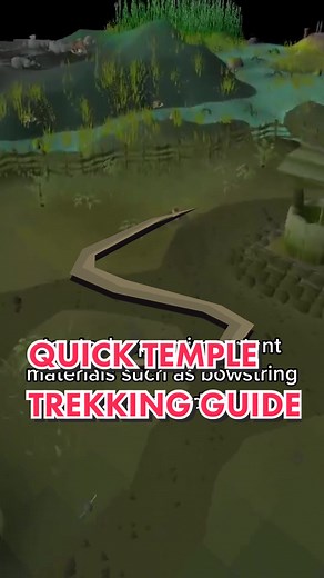Temple Trekking OSRS guide! Great way to get bowstring and orher useful materials fairly early on in the game! #osrs #oldschoolrunescape #ironman #osrstiktok #runescape #runescapetiktok #runescapetok #mmorpg