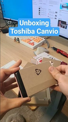 Unboxing Toshiba Canvio Advanced #toshiba #externalharddrive #harddrive #unboxing #unboxingvideo