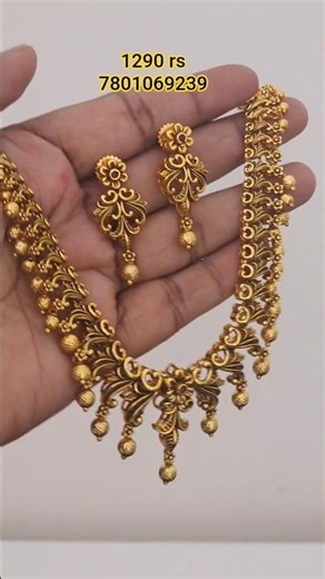 No One Will Believe This Matte Necklace Under ₹1490 😍 | #shorts #trending #jewellery