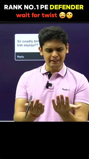 Rank.1 pe Defender 😂 | Prashant bhaiya funnt moments #class10 #nexttoppers #missionjeet #jee #neet