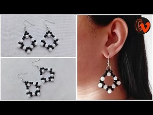 How To Make Beaded Earrings At Home | Beaded Earrings Tutorial