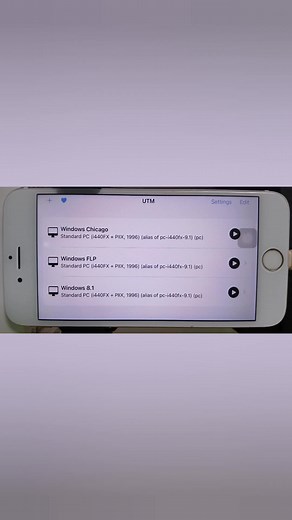 Run Windows 8.1 on iPhone 6s Using UTM Emulator