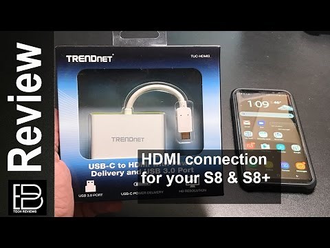 Samsung S8 & S8+: How to connect it via TV or Monitor
