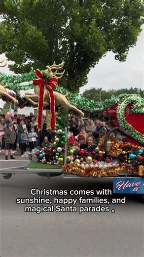 One of the happiest parts of Kiwi life? The Santa Parade! 🎅🇳🇿”