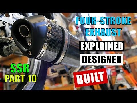 Explaining, Designing And Building A Single Cylinder Four-Stroke Exhaust Pipe : SSR Part 10
