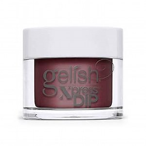 Gelish Xpress Dip A Touch Of Sass - Red Nail Dip Powder, Vibrant Color, Professional Quality, High Shine, Chip-Resistant, 1.5 ounce.