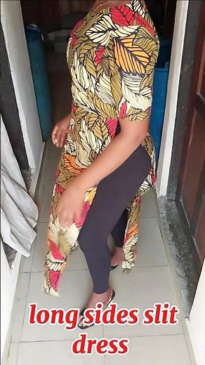 sides slit dress for all ladies #diy #sewingforall