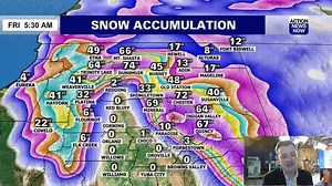 7.4K views · 85 reactions | A major storm is headed our way with lots of rain, up to 7 feet of snow and even the possibility of valley snow. I'll have your full forecast at 6pm on Action News Now. | Action News Now | Facebook