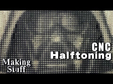 How to create Halftone Patterns with your CNC Machine