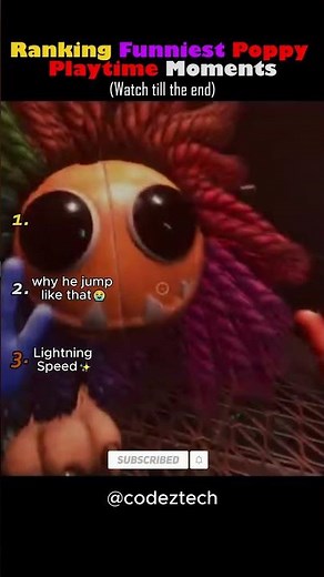 You’ll Laugh Instead of Scream 🤣 Ranking Funniest Poppy Playtime Moments Ever!