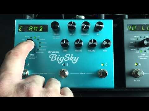 Strymon Big Sky - my settings