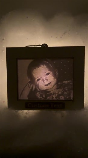 Custom Photo Lithophane Ornament | Interchangeable Picture Frame | Laser-cut Frame | Personalized Christmas Gift (light Included) - Etsy