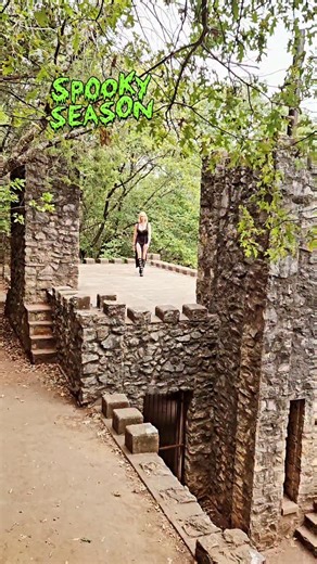 Betty Pariso on Instagram: "Full video coming soon. Filmed on location at Collins Castle. . . . . #Halloween #spookyseason #explorepage #trendingreels #explorepage #ifbb #bodybuilding #fitbody"