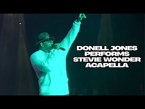 Donell Jones Performs Stevie Wonder ‘Knocks Me Off My Feet’ A Cappella Style in NYC! 🎤