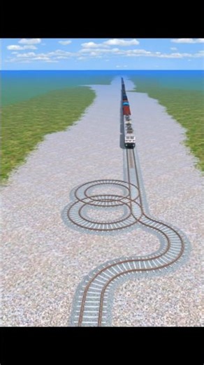 Unique Different Railroad Crossing 😲🔥 Indian Train Simulator #Shorts