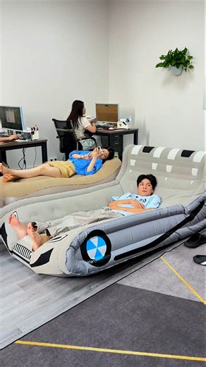 Fully automatic inflatable automatic air mattress bed for outdoor camping #airbed #inflatable #bed