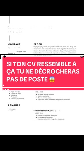 Si tu postules et que tu n’obtiens pas de réponse des recruteurs, il est peut-être temps de faire une pause. Continuer ainsi risque de compromettre tes chances. Envoie-moi ton cv : je peux refaire ton CV, t’accompagner dans ta recherche d’emploi, t’optimiser pour le e-recrutement et te préparer aux entretiens que tu décrocheras. #rh #cv #candidature #lm #recrutement