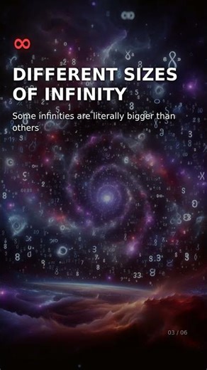 ∞ There Are More Real Numbers Than Atoms #shorts