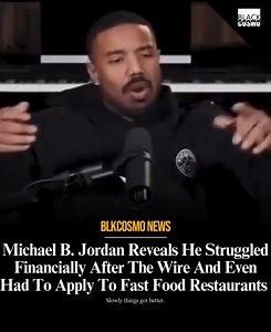 Michael B. Jordan Opens Up About Post-The Wire Struggles Michael B. Jordan recently revealed that life wasn’t always smooth sailing after his breakout role on The Wire. Despite his early success, the actor shared that he struggled financially, even reaching a point where he had to apply to fast food restaurants to make ends meet. Jordan’s journey is a testament to resilience and determination, proving that even the most successful stars face challenges before reaching their dreams. #MichaelBJord