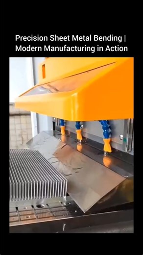 Engineering Gadgets on Instagram: "Precision Sheet Metal Bending | Modern Manufacturing in Action This video showcases an advanced sheet metal bending machine performing a high-accuracy forming operation on metal sheets. Designed for precision and efficiency, this equipment plays a critical role in modern manufacturing, construction, and industrial fabrication. Through controlled force and intelligent automation, flat metal sheets are transformed into complex shapes with exact angles—demonstrati