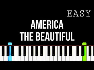 America The Beautiful | Easy Piano Tutorial