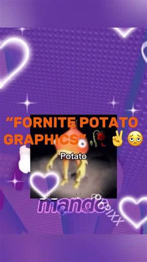 fortnite potato graphics #goated #football #horrorfiction #goat7to1k #memes #meme
