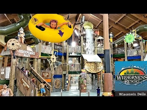 Wisconsin Dells Wilderness Resort Indoor Water Park Hotel Family Trip To Wilderness Territory