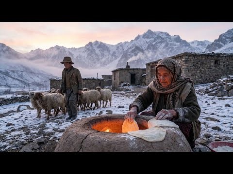 Winter Survival in a Remote Afghan Village | Traditional Bolani Cooking & Daily Life