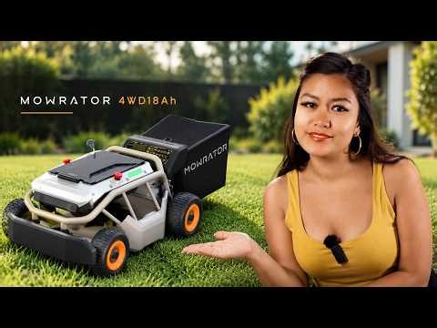 The Ultimate RC Mower! — Mowrator 4WD 18Ah Review (Conquers 45% Slopes!)