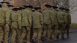 While deployed on Operation Kudu, soldiers from the 5th Battalion, Royal Australian Regiment (5 RAR) were invited by 1st Battalion, Welsh Guards to take part in St David’s Day celebrations. St David’s Day is a day of significance for Wales and the Welsh Guards and as part of the celebrations, Colonel of the Regiment, His Royal Highness The Prince of Wales and Her Royal Highness The Princess of Wales, presented soldiers with ceremonial leeks. The leek, a symbol of Welsh pride and patriotism, has 