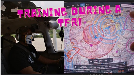 Student Pilot Training during a TFR!