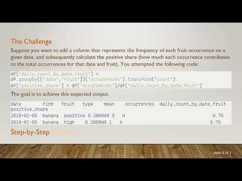 Adding GroupBy to an Existing DataFrame in Pandas