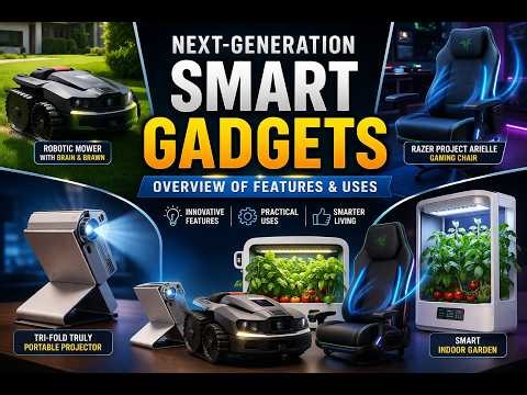 Next-Generation Smart Gadgets: Overview of Features and Uses