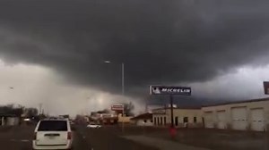 Supercell with slowly rotating wall cloud over north side of Chickasha, OK right now heading northeast toward Metro! TVN storm chasers streaming live from under this supercell at http://tvnweather.com/live | Reed Timmer Extreme Meteorologist