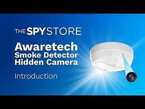 The Awaretech Smoke Detector Hidden Camera | The Spy Store