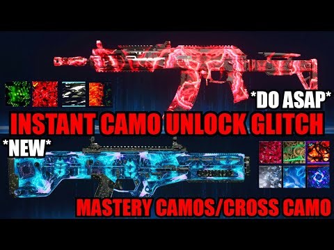 *NEW* INSTANT CAMO GLITCH TAKES SECONDS! MASTERY UNLOCK/CROSS CAMO! BO7 GLITCHES! WARZONE GLITCH!