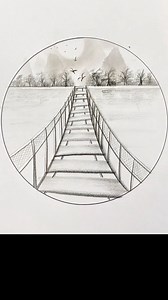 How to draw a beautiful bridge by pencil sketch #drawing #draw #pencildrawing #howtodraw #bridge | SSR Art's